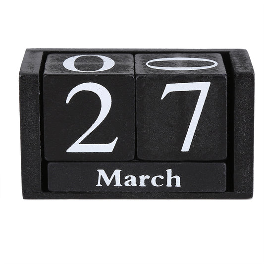 Wooden Calendar Blocks